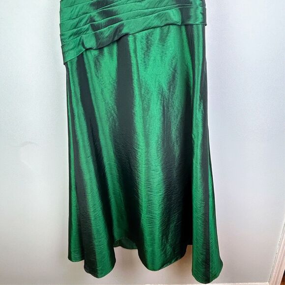 Alyce Designs Strapless Formal Prom Dress Sweetheart Beaded Gown Emerald Green - Picture 4 of 16